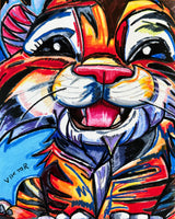 Stripy - Art Prints by Vichy's Art - Resin Society