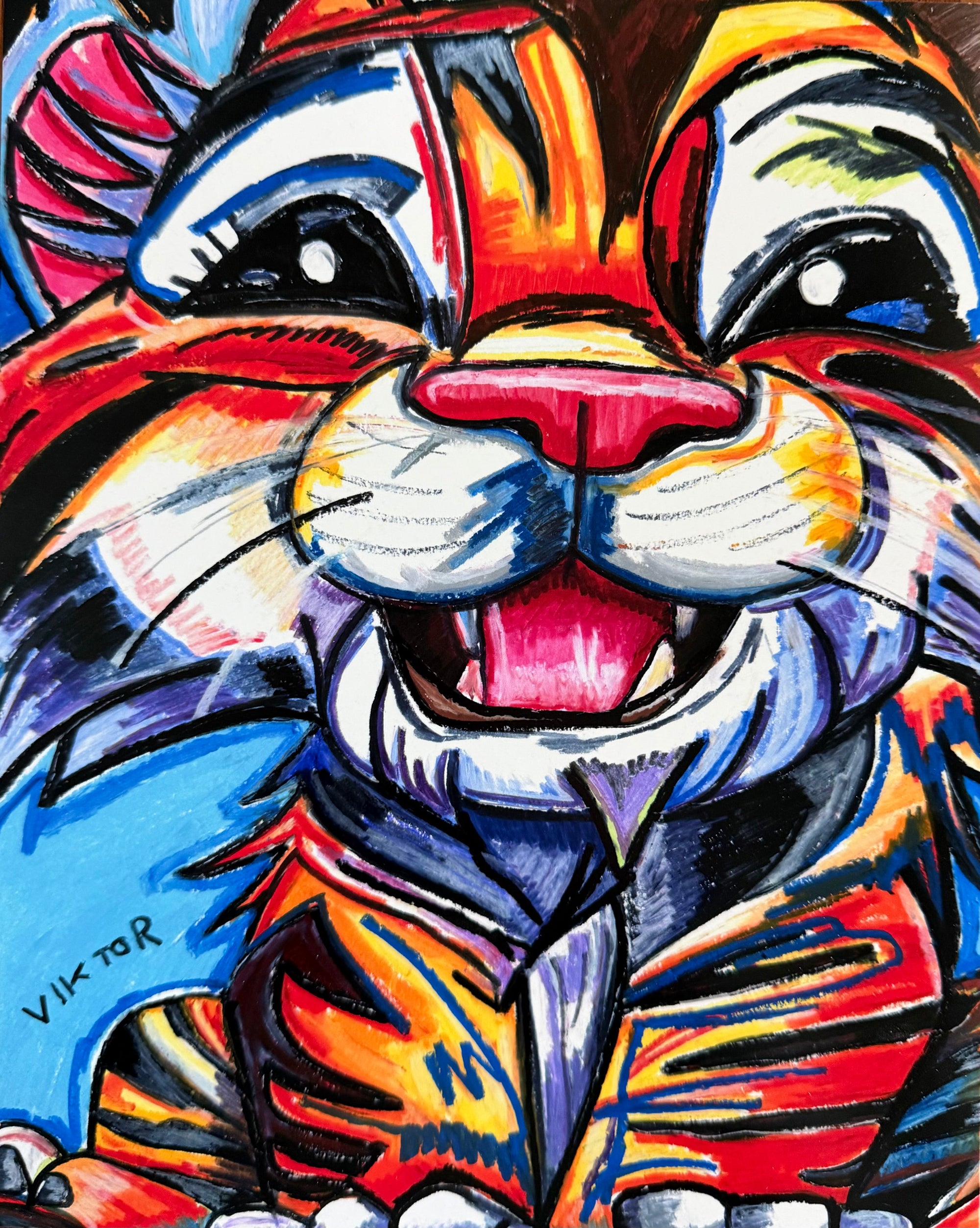 Stripy - Art Prints by Vichy's Art - Resin Society