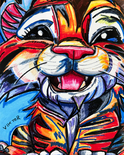 Stripy - Art Prints by Vichy's Art - Resin Society