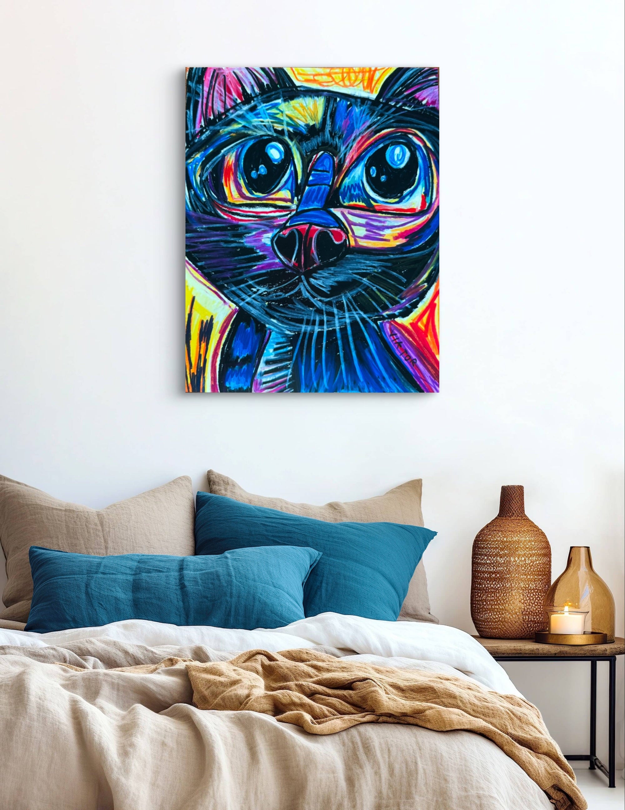 Black Cat - Art Prints detail image - Resin Society
