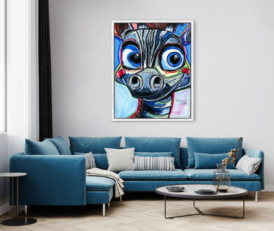 Baby Zebra - Art Prints detail image - Resin Society