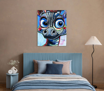 Baby Zebra - Art Prints detail image - Resin Society