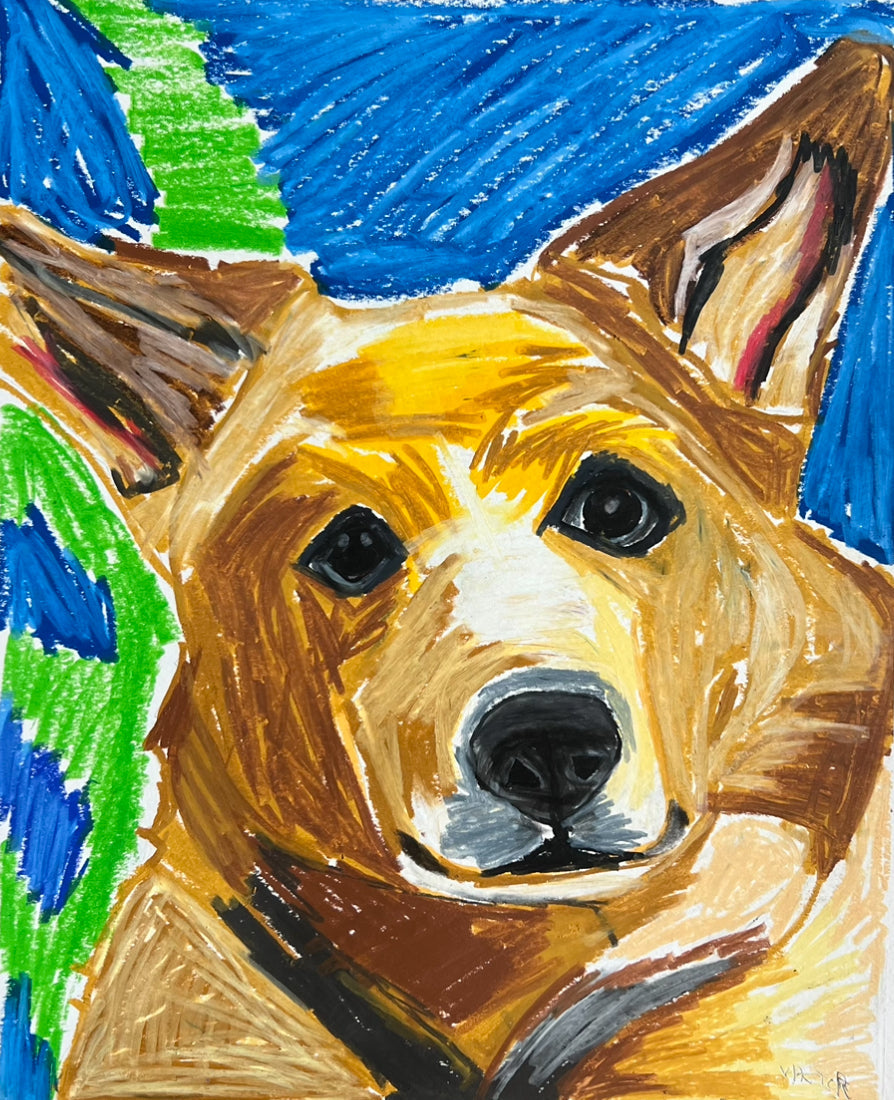 Archie, The Corgi - Art Prints by Vichy's Art - Resin Society