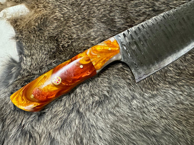 Damascus Steel Custom Chef Knife TK-104