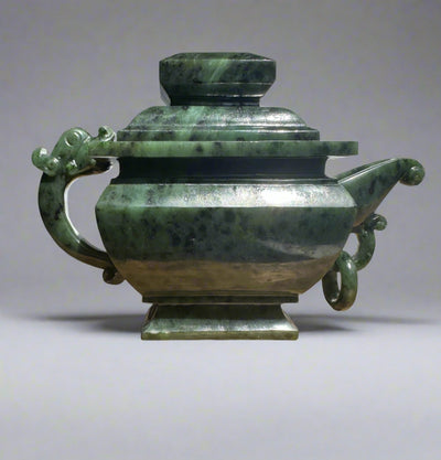 Canadian River Jade Teapot, 6.75" by Jade Mine - main product image for Resin Society
