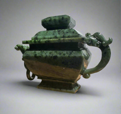 Canadian River Jade Teapot, 6.75" by Jade Mine - product image 3 for Resin Society