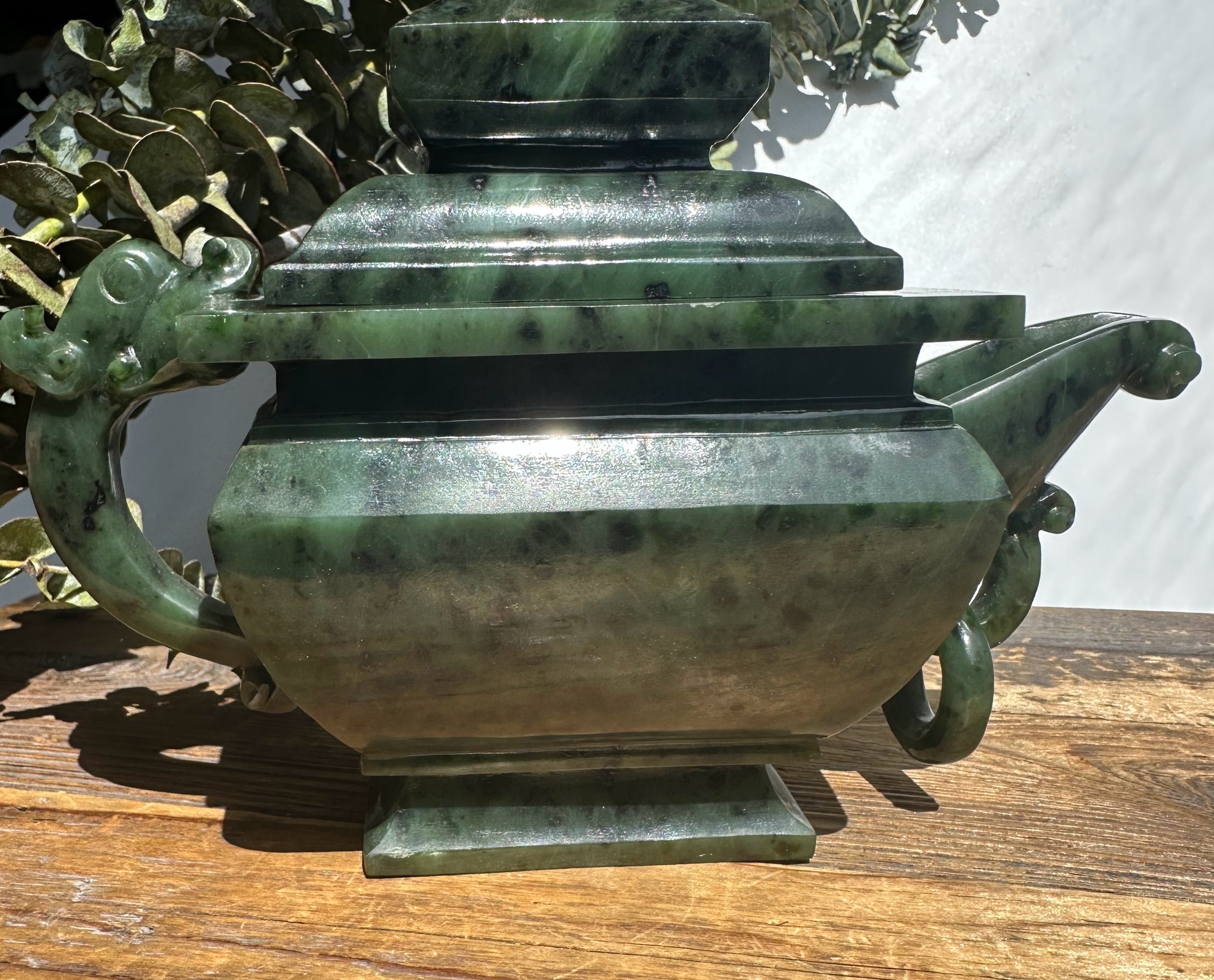 Canadian River Jade Teapot, 6.75" by Jade Mine - product image 4 for Resin Society