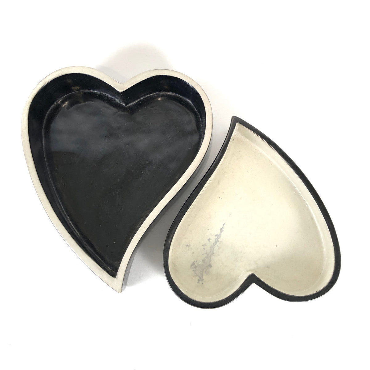 Heart Bowls Black + White by Mbare Ltd - main product image for Resin Society