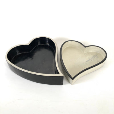 Heart Bowls Black + White by Mbare Ltd - product image 4 for Resin Society