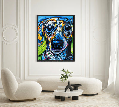 Blue Doxie - Art Prints detail image - Resin Society