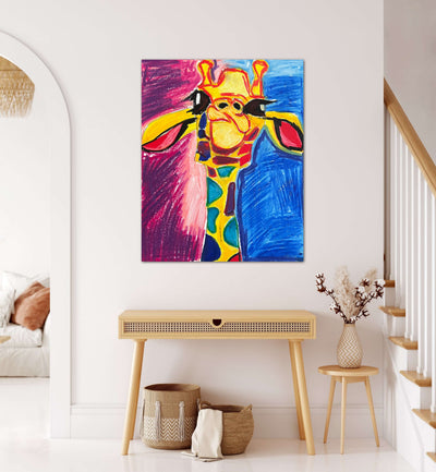 Emily, The Giraffe - Art Prints detail image - Resin Society