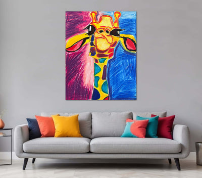 Emily, The Giraffe - Art Prints detail image - Resin Society