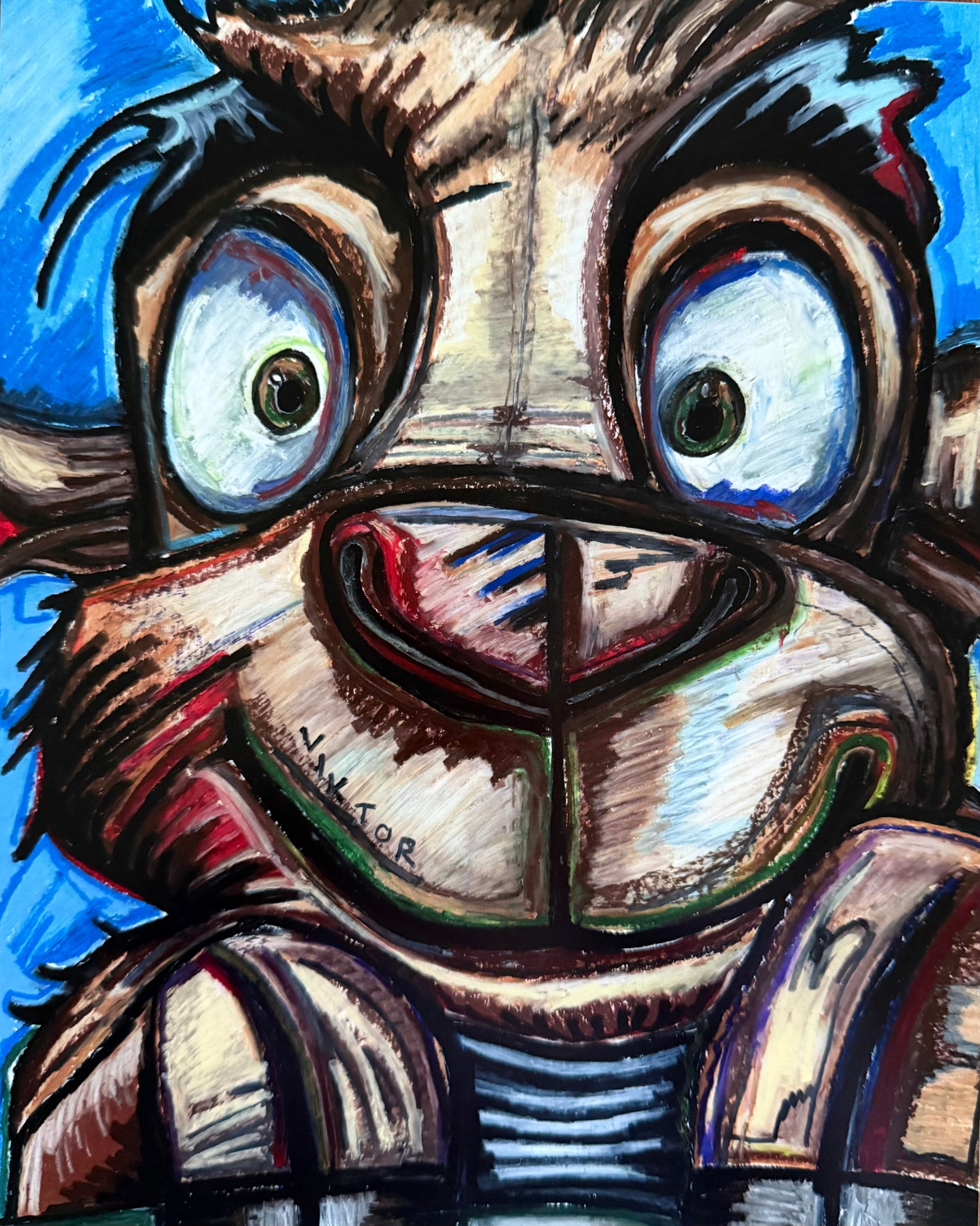 Cute Baby Goat - Art Prints by Vichy's Art - Resin Society