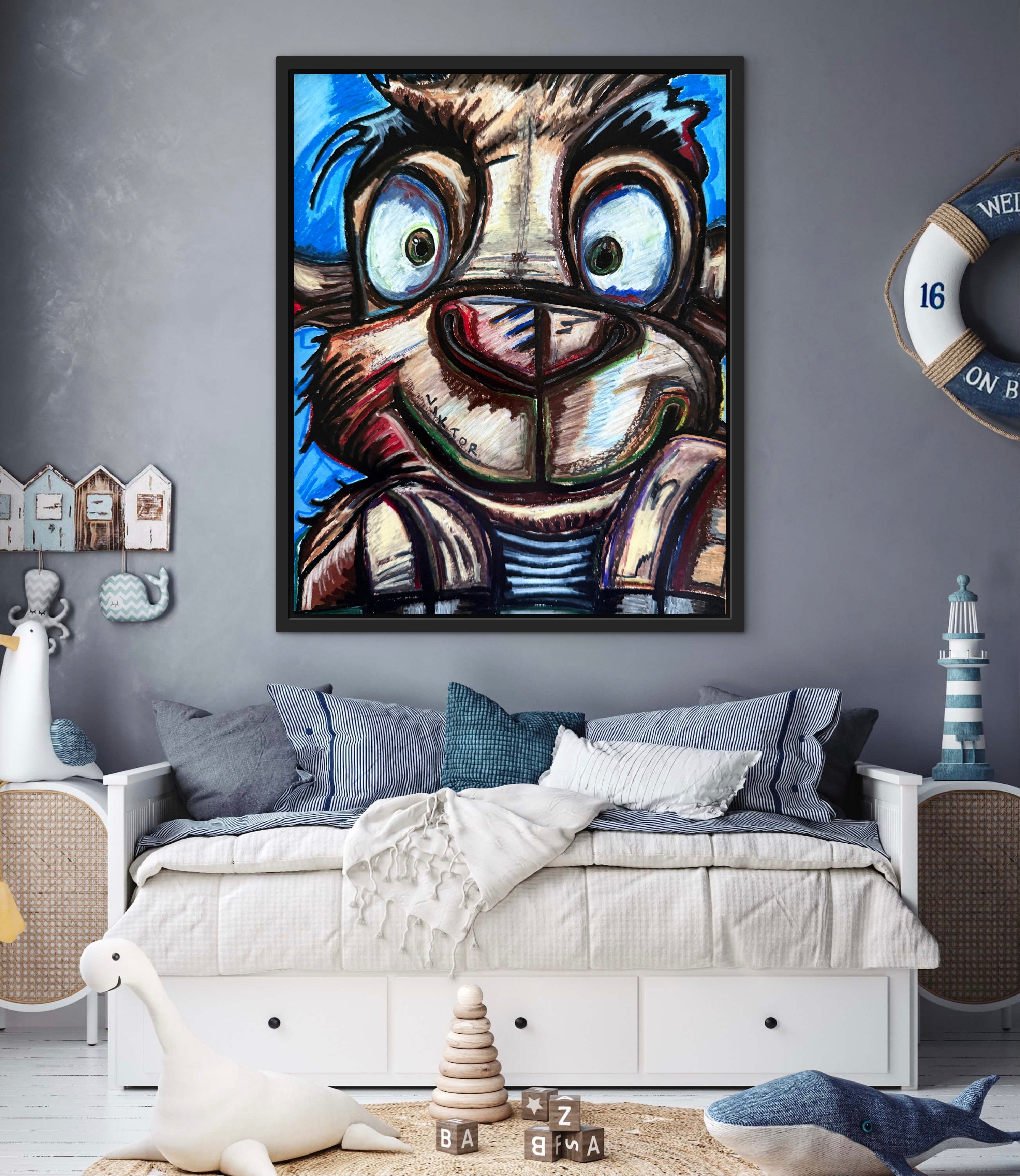 Cute Baby Goat - Art Prints detail image - Resin Society