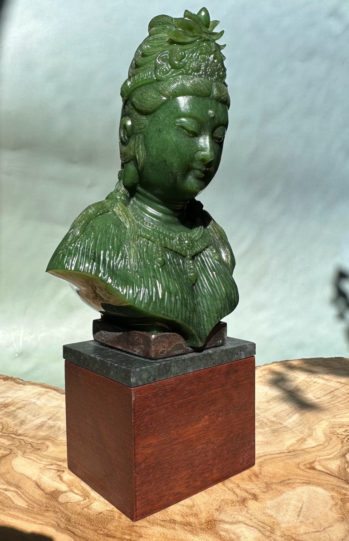Guanyin Statue, 5" by Jade Mine - product image 3 for Resin Society