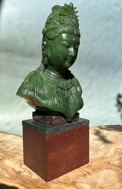 Guanyin Statue, 5" by Jade Mine - product image 3 for Resin Society