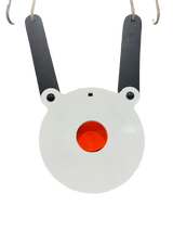 10 inch SR500 Bullseye Gong target with mounting straps