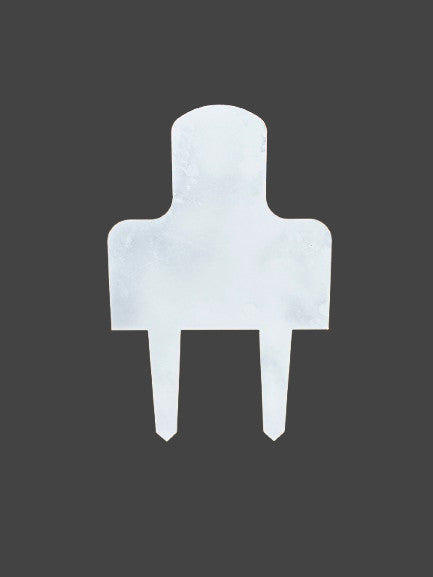 Battle Rifle Target silhouette made of steel with integrated ground stakes