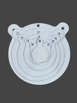 Civ Tac 5-Gong Combo Set featuring five steel gongs of different sizes