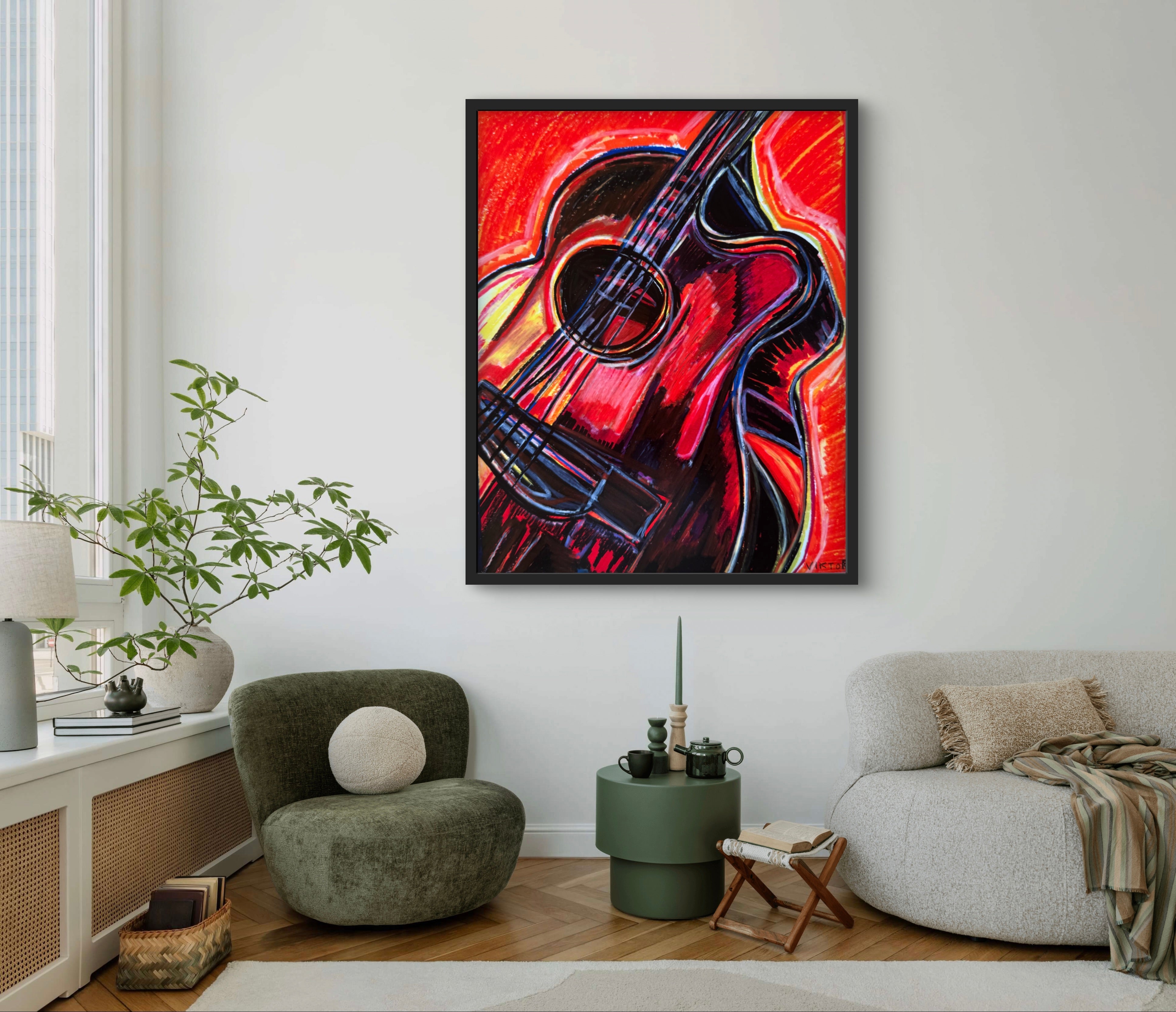 Guitar - Art Prints detail image - Resin Society