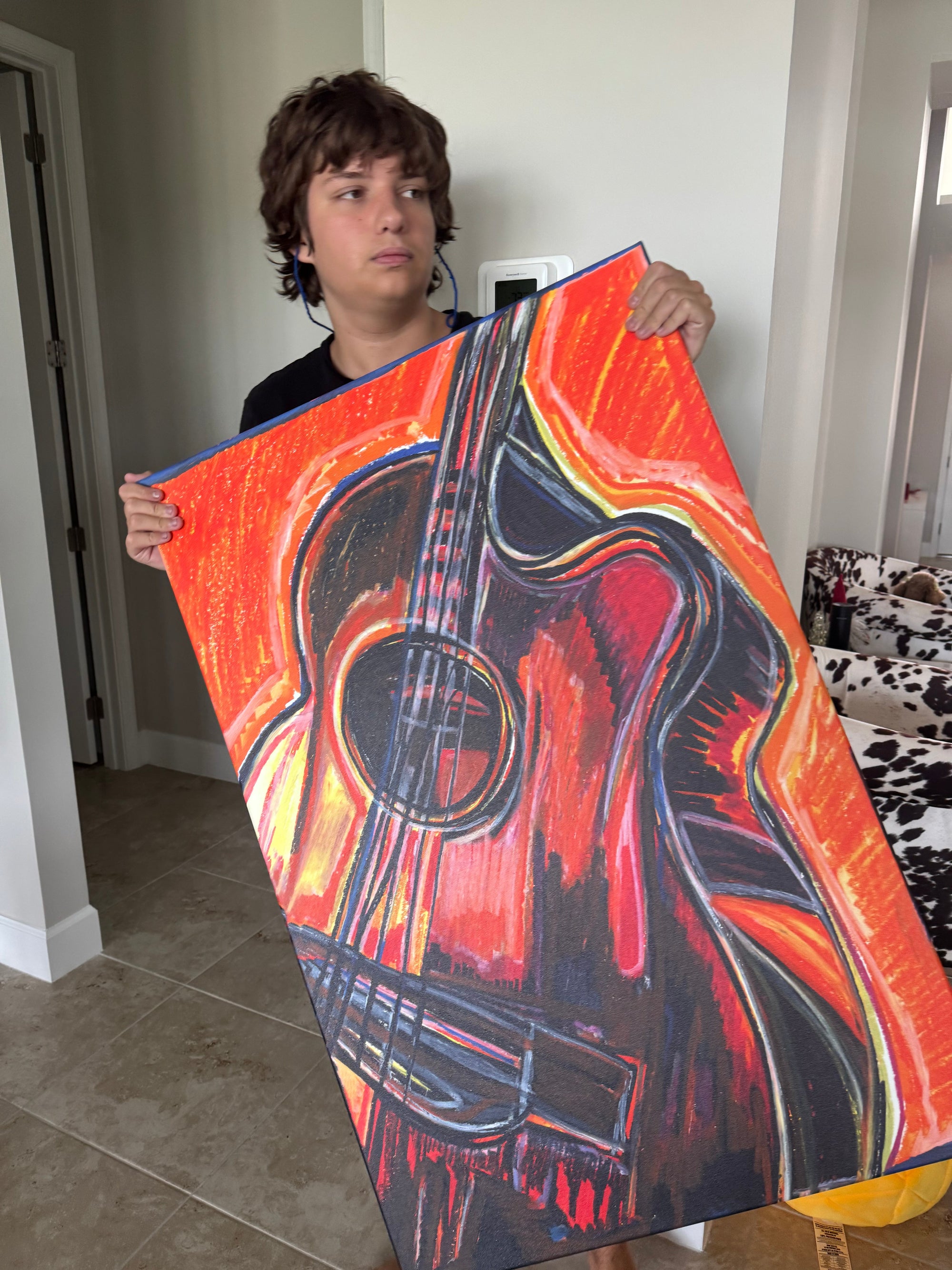 Guitar - Art Prints detail image - Resin Society