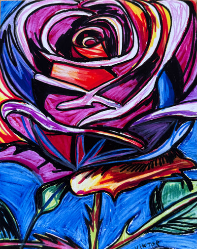 Rose - Art Prints by Vichy's Art - Resin Society