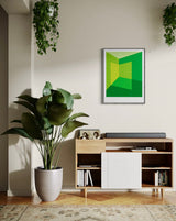 Light Corner: Greens - Fine Art Giclée Print by Holly McWhorter by Holly McWhorter Art: Paintings and Art Prints - product image 4 for Resin Society
