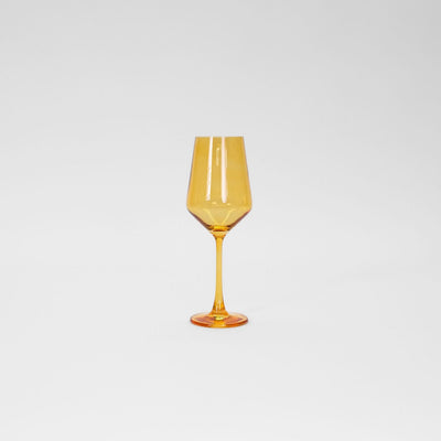 Sunshine Yellow - Colored Wine Glass