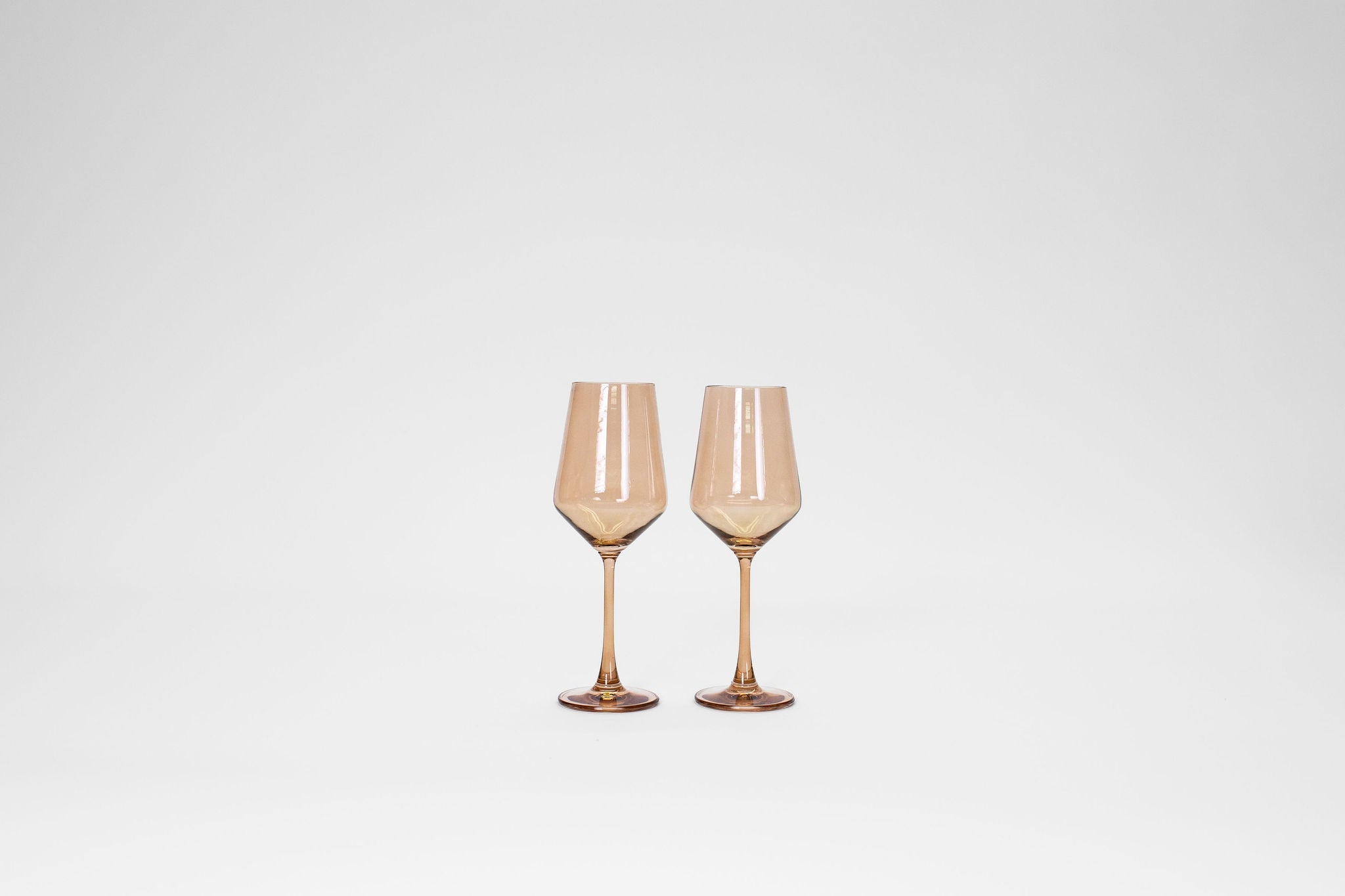 Brown Sugar - Stemless Colored Wine Glass