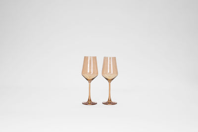 Brown Sugar - Stemless Colored Wine Glass