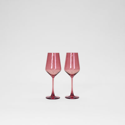 Mauvelous - Colored Wine Glass