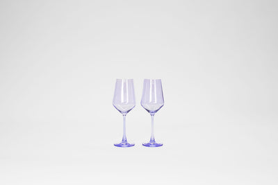 Lady Lavender - Stemless Colored Wine Glass
