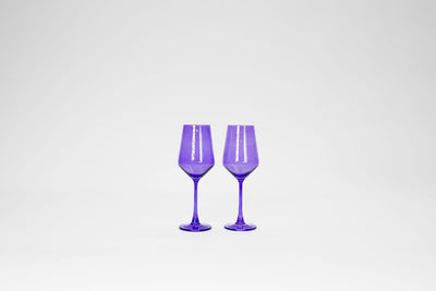Veri Peri Purple - Stemless Colored Wine Glass
