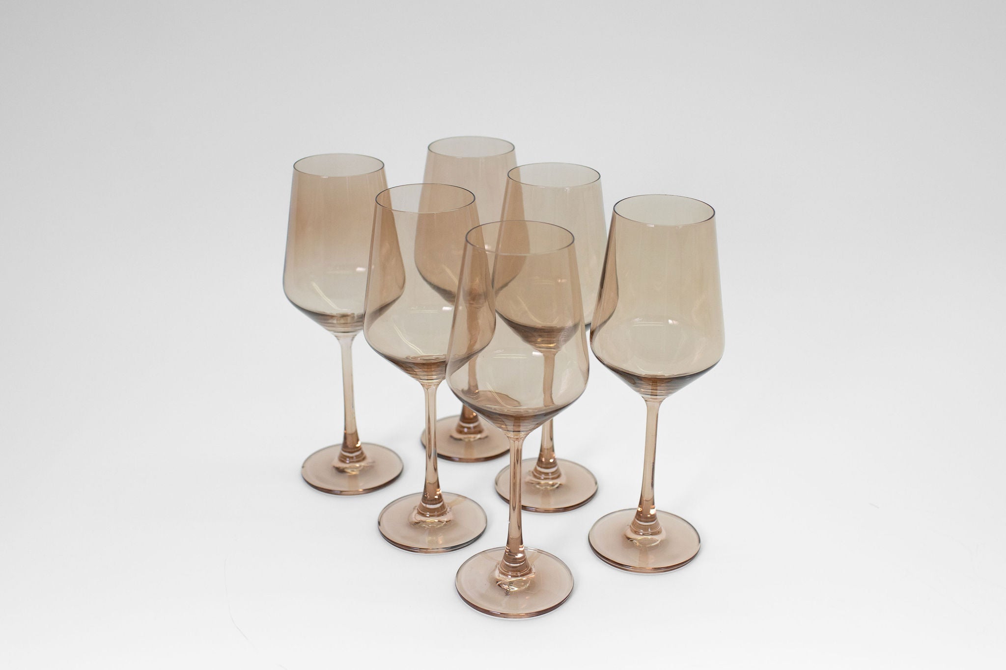 Brown Sugar - Colored Wine Glass