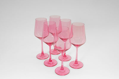 Bubblegum Pink - Colored Wine Glass