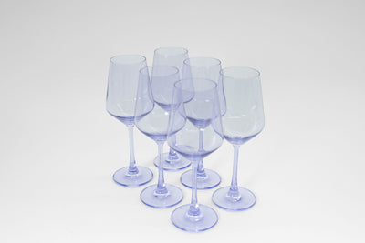 Lady Lavender - Stemless Colored Wine Glass
