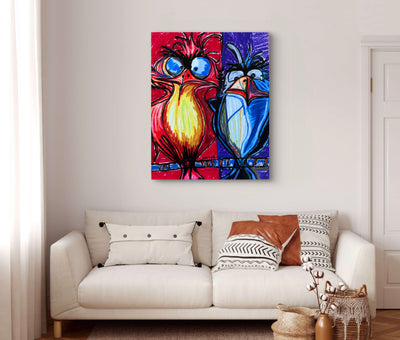 Funny Birds - Art Prints detail image - Resin Society
