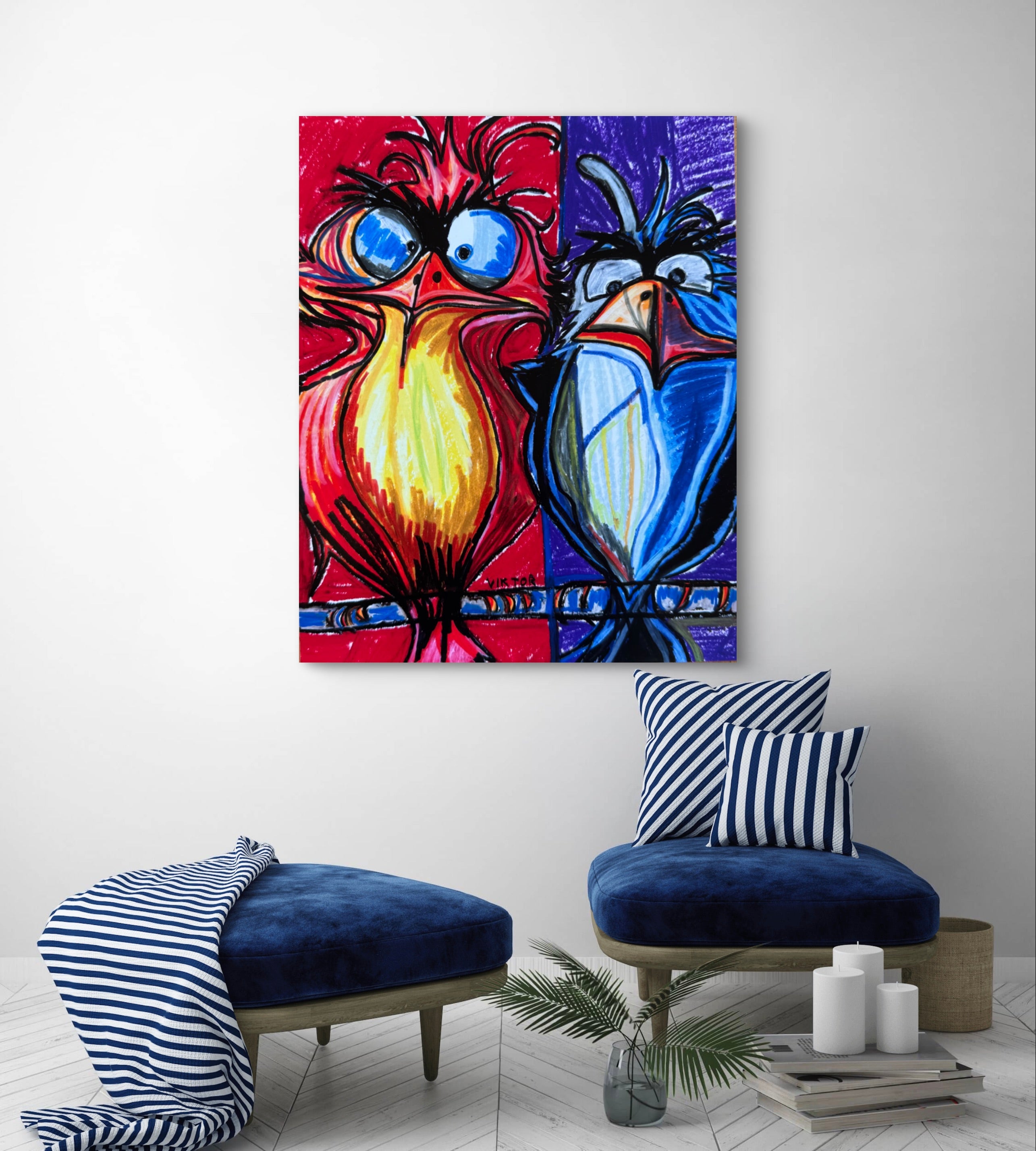 Funny Birds - Art Prints detail image - Resin Society