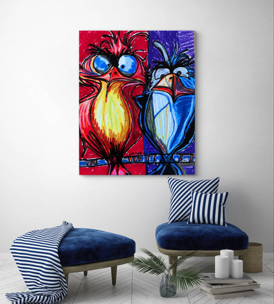 Funny Birds - Art Prints detail image - Resin Society