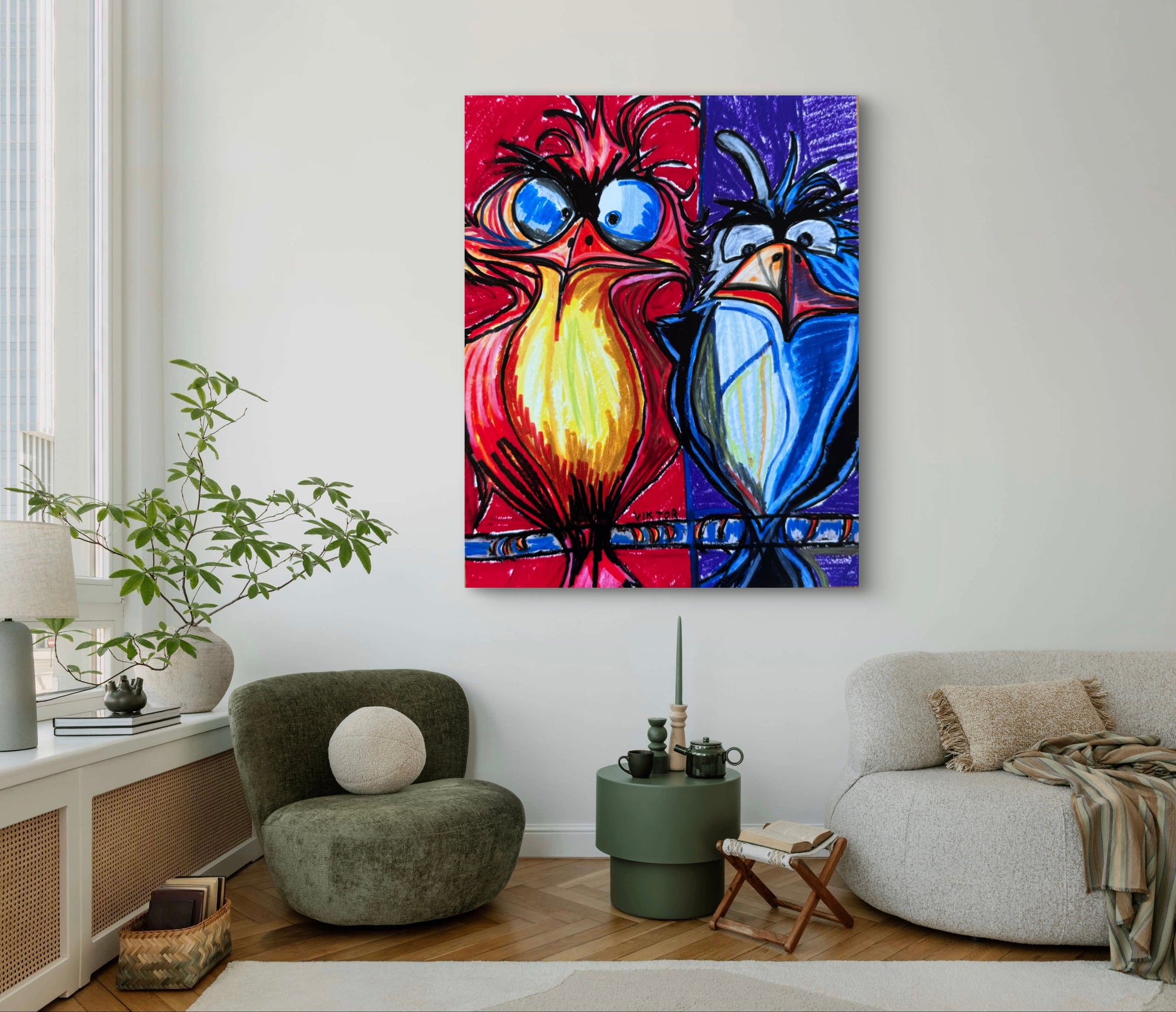 Funny Birds - Art Prints detail image - Resin Society