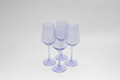 Lady Lavender - Stemless Colored Wine Glass