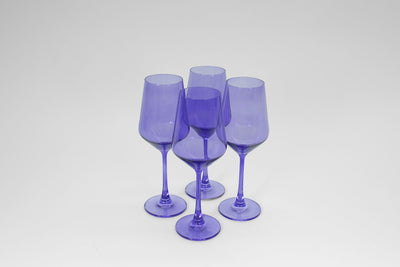 Veri Peri Purple - Stemless Colored Wine Glass