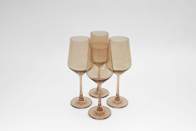 Brown Sugar - Stemless Colored Wine Glass