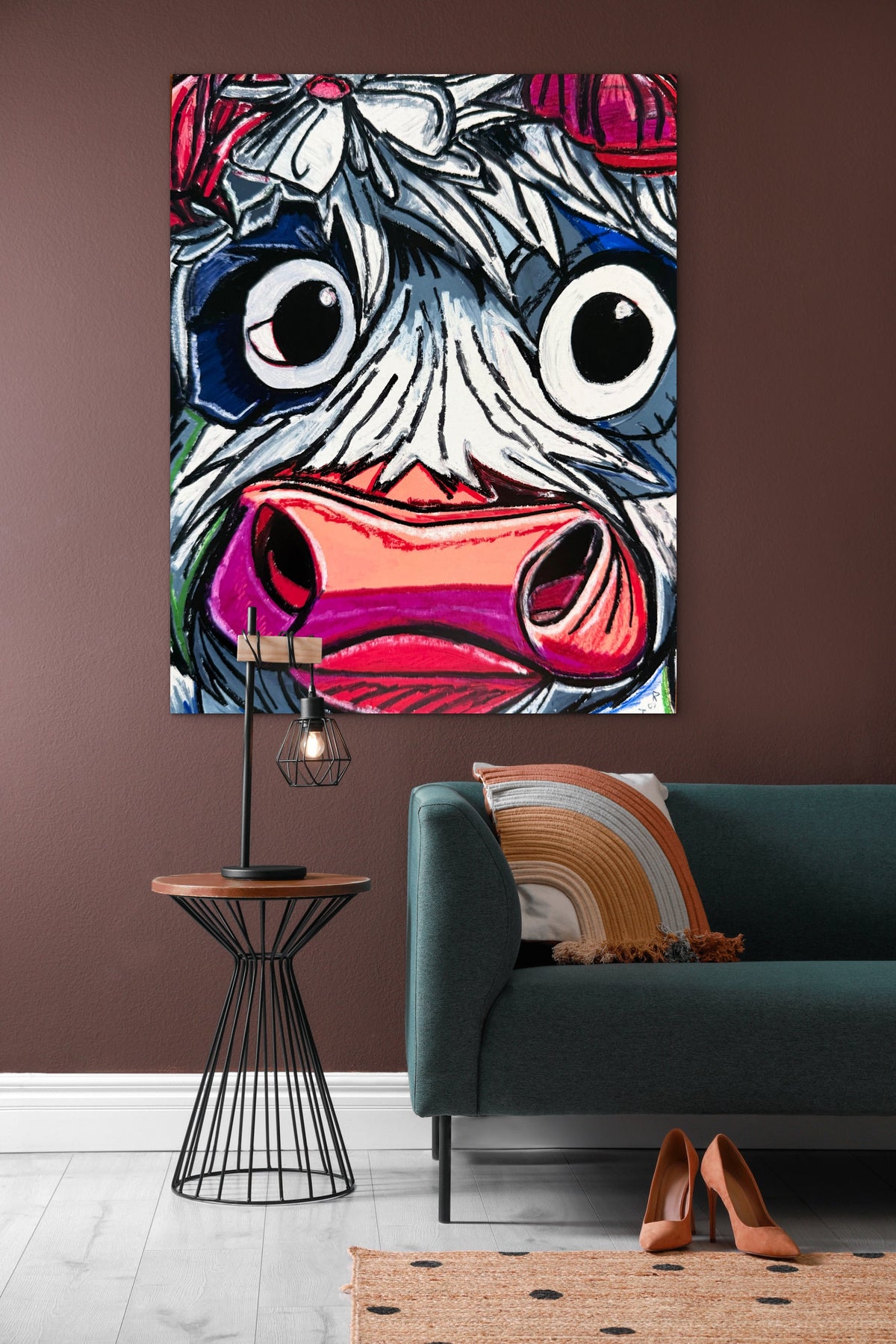 Melissa The Cow - Art Prints detail image - Resin Society