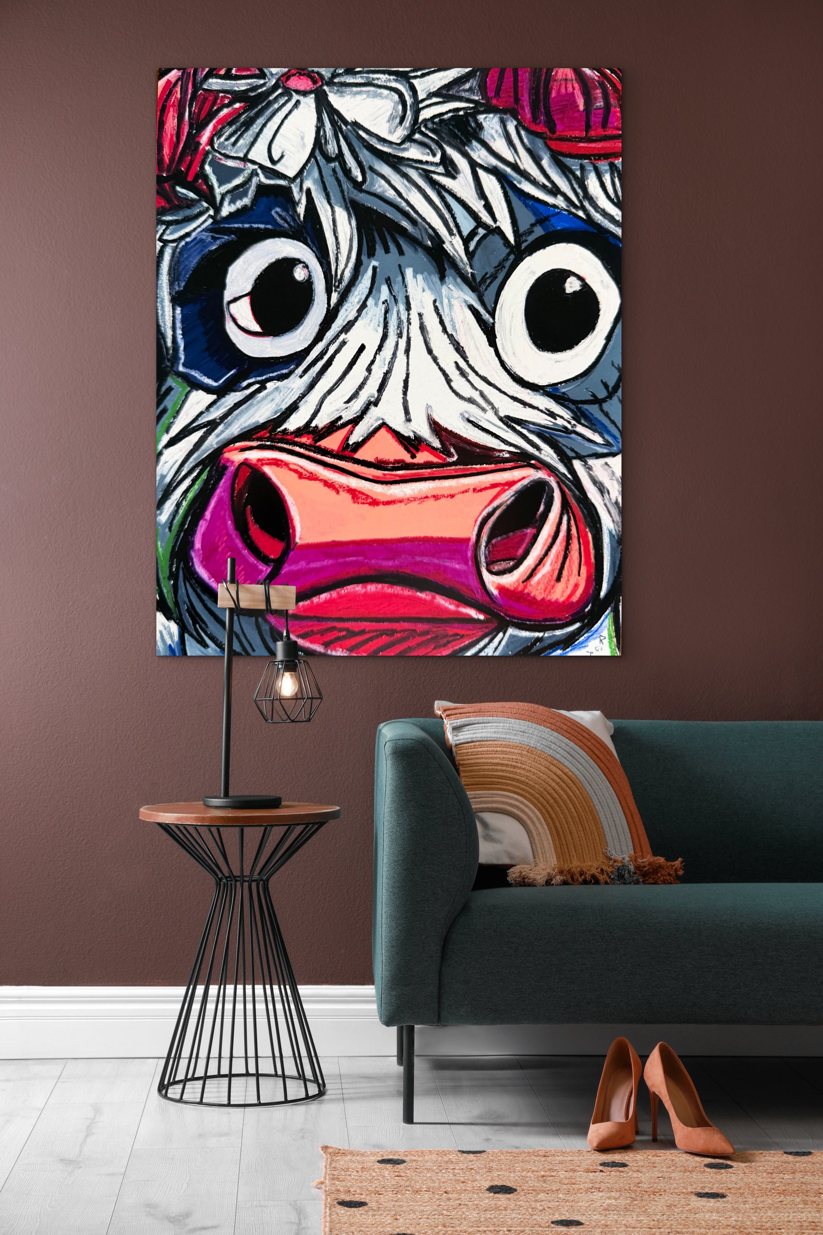 Melissa The Cow - Art Prints detail image - Resin Society
