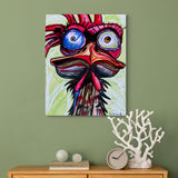 Roo The Rooster - Art Prints detail image - Resin Society