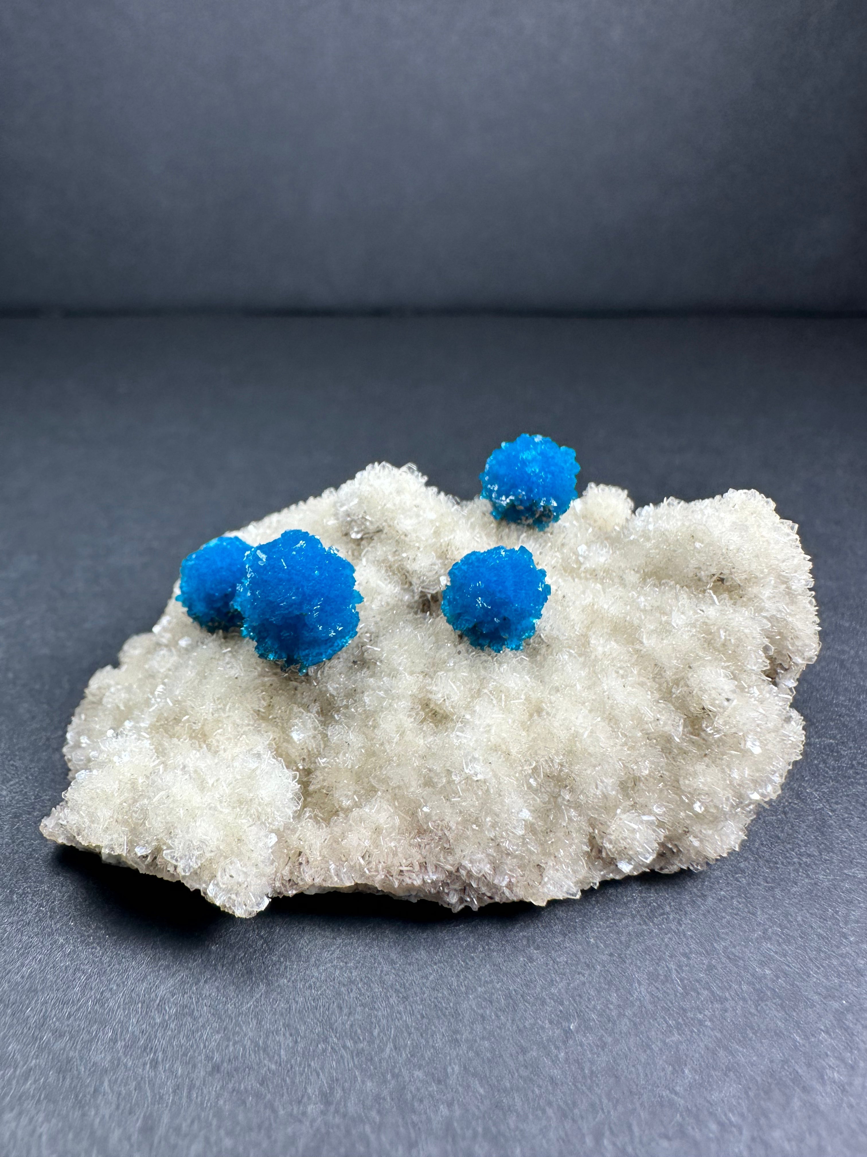 Cavansite with Stilbite on Matrix from Pune, Maharashtra, India by Rare Earth Gallery - product image 3 for Resin Society