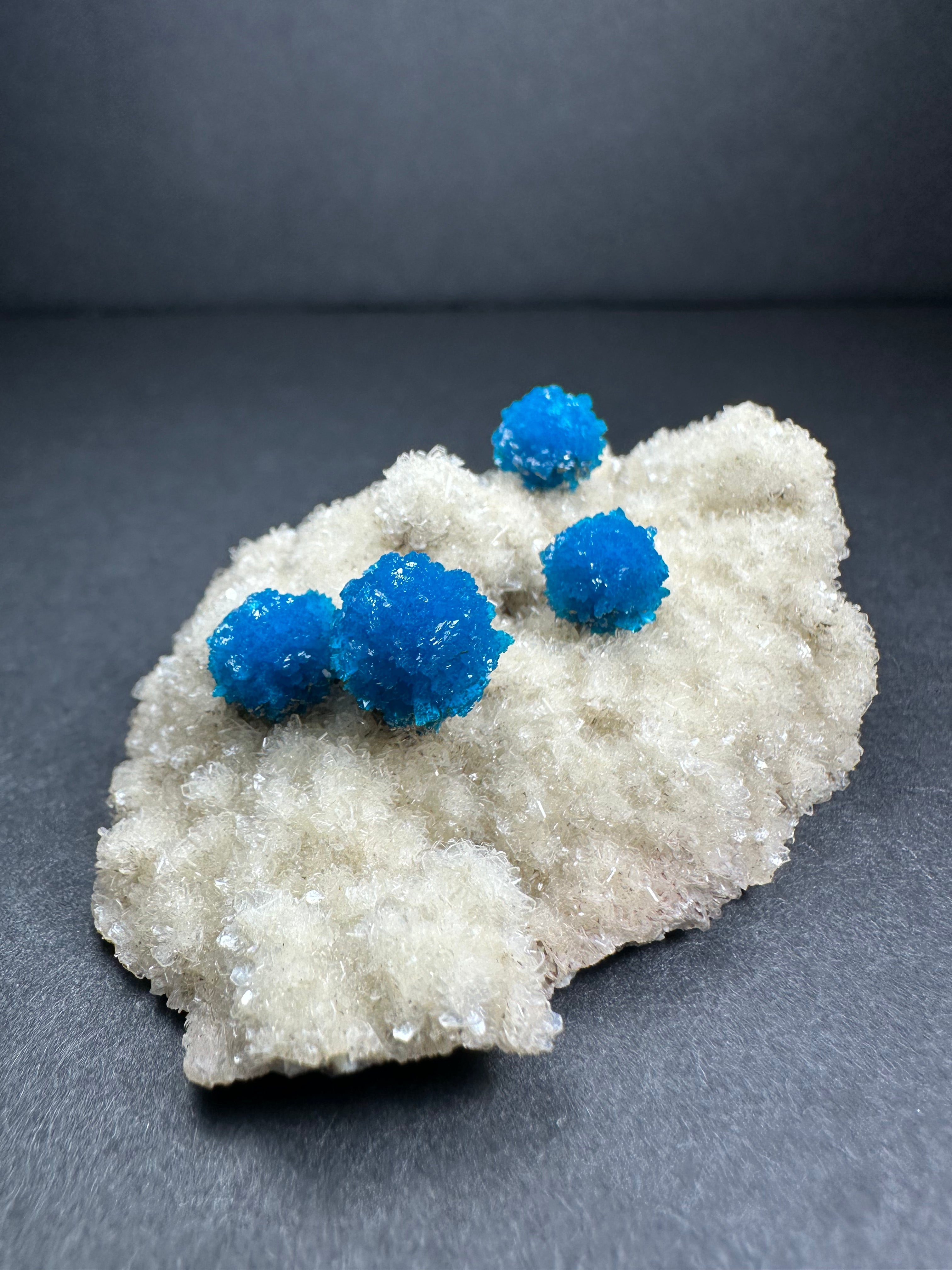 Cavansite with Stilbite on Matrix from Pune, Maharashtra, India by Rare Earth Gallery - product image 4 for Resin Society