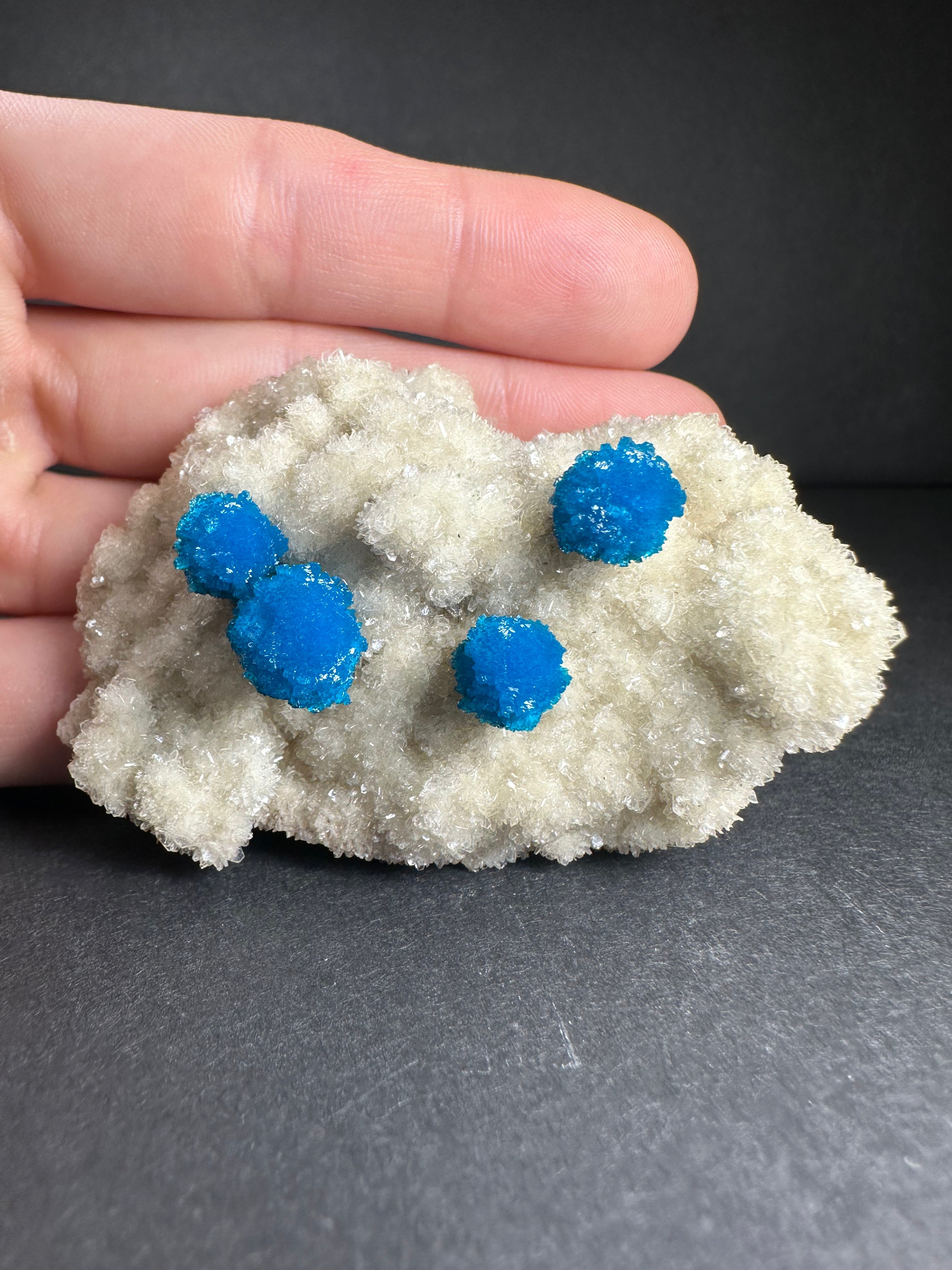 Cavansite with Stilbite on Matrix from Pune, Maharashtra, India by Rare Earth Gallery - product image 5 for Resin Society