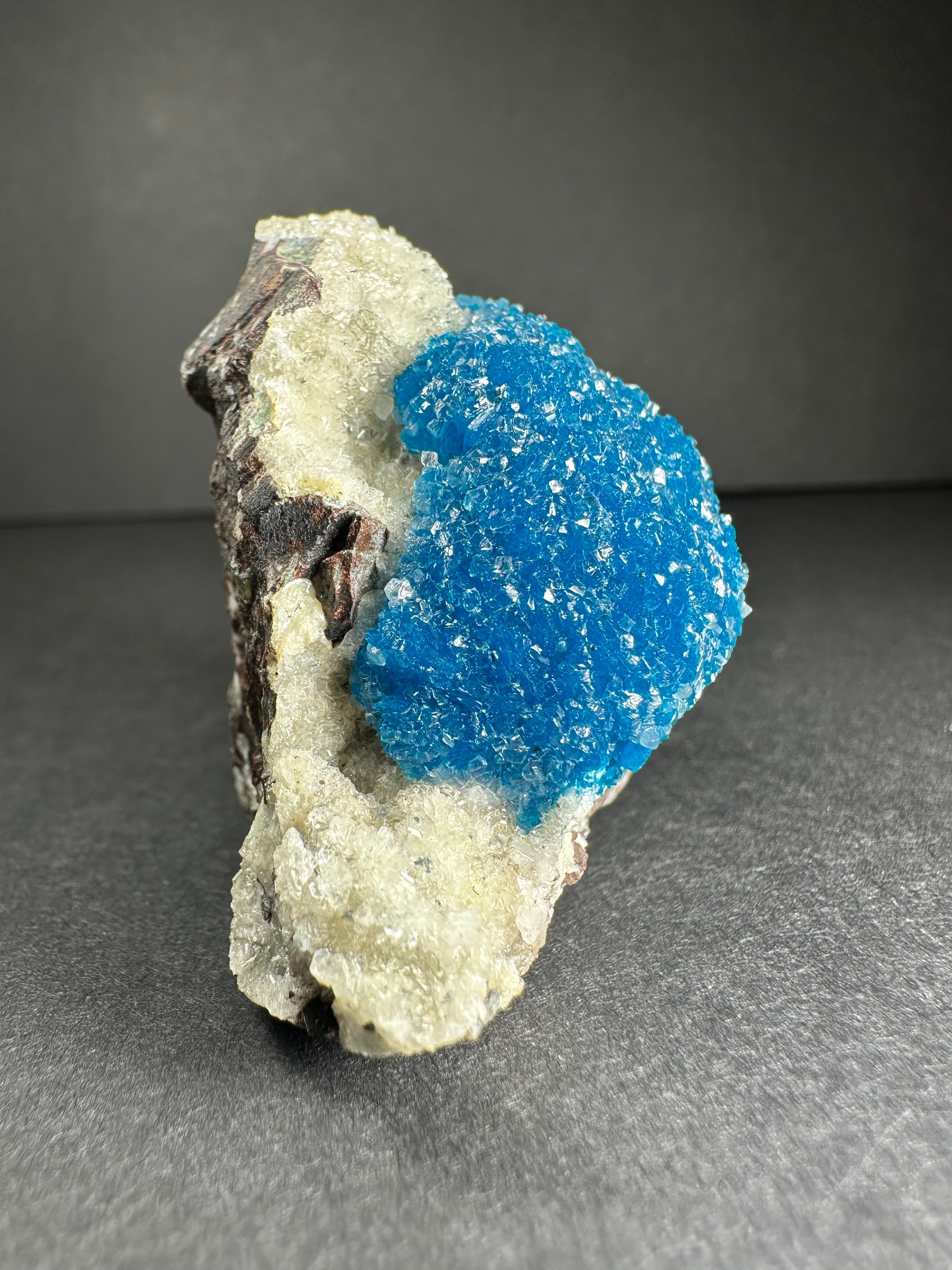 Cavansite with Stilbite on Matrix from Pune, Maharashtra, India by Rare Earth Gallery - product image 2 for Resin Society
